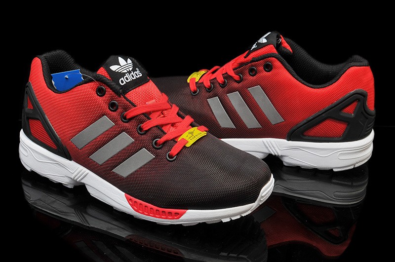 Adidas zx sale flux Rouge homme